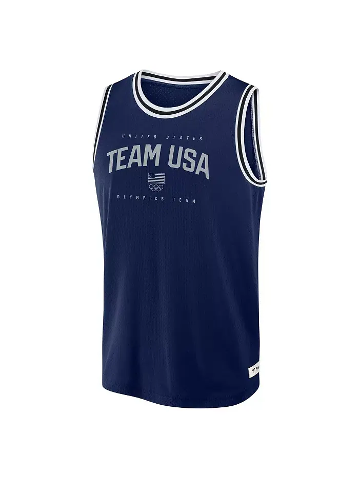 Мужская футболка Team USA Future Ground в синем цвете Fanatics — изображение 2 из 3