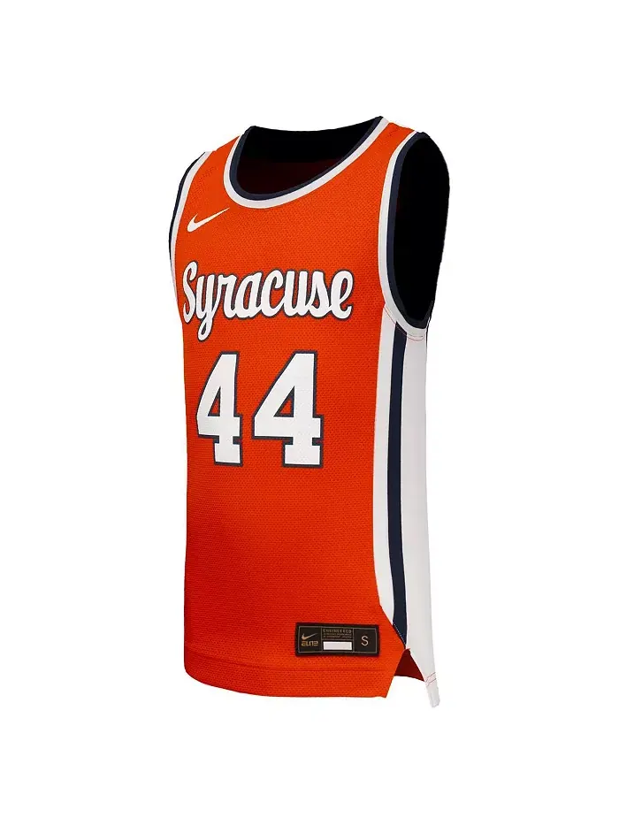 Детская баскетбольная реплика-майка Syracuse Orange, оранжевая, размер 44 (для мальчиков и девочек) — изображение 3 из 3