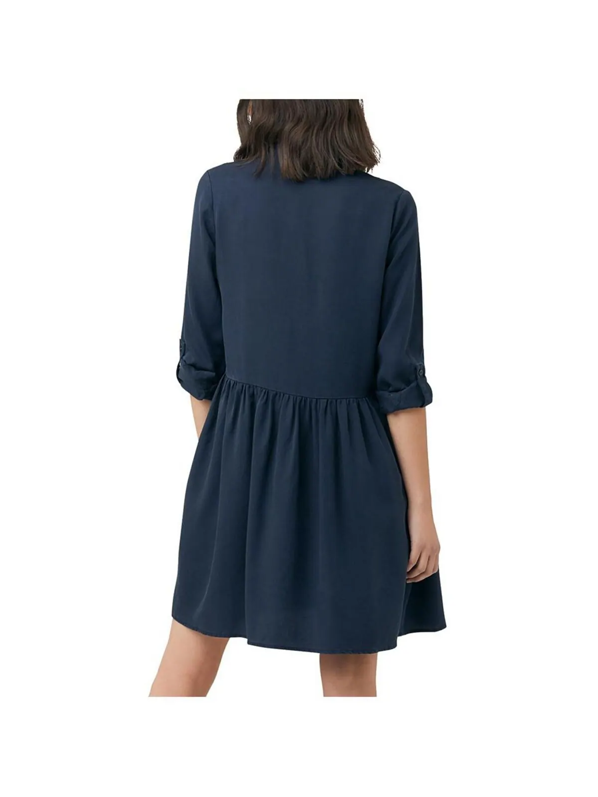 Платье demi tencel темно-синее Ripe Maternity — изображение 3 из 3, темно-синий