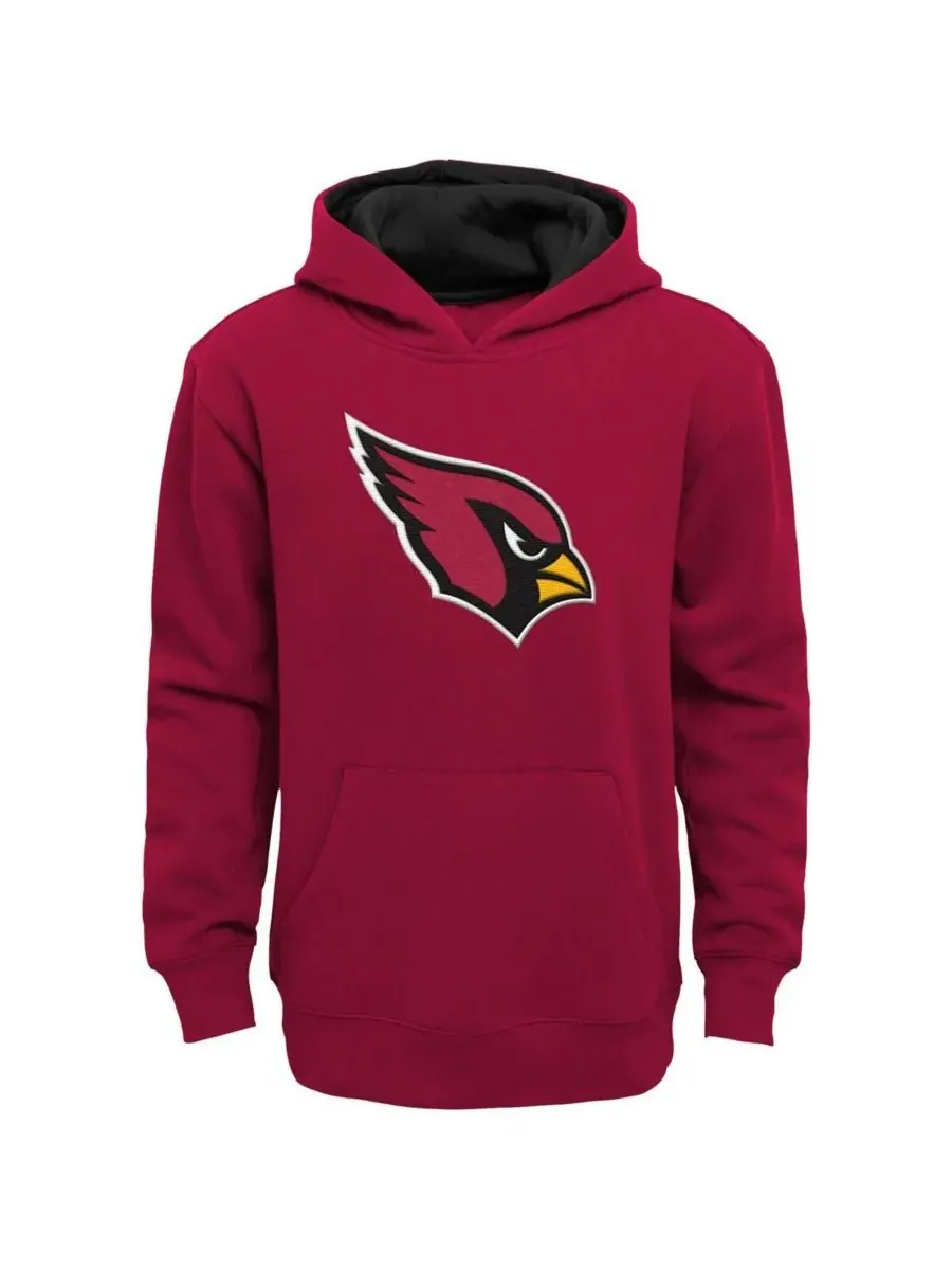 Толстовка Big Boys Cardinal Arizona Cardinals Prime Pullover Hoodie Outerstuff — изображение 1 из 1, красный