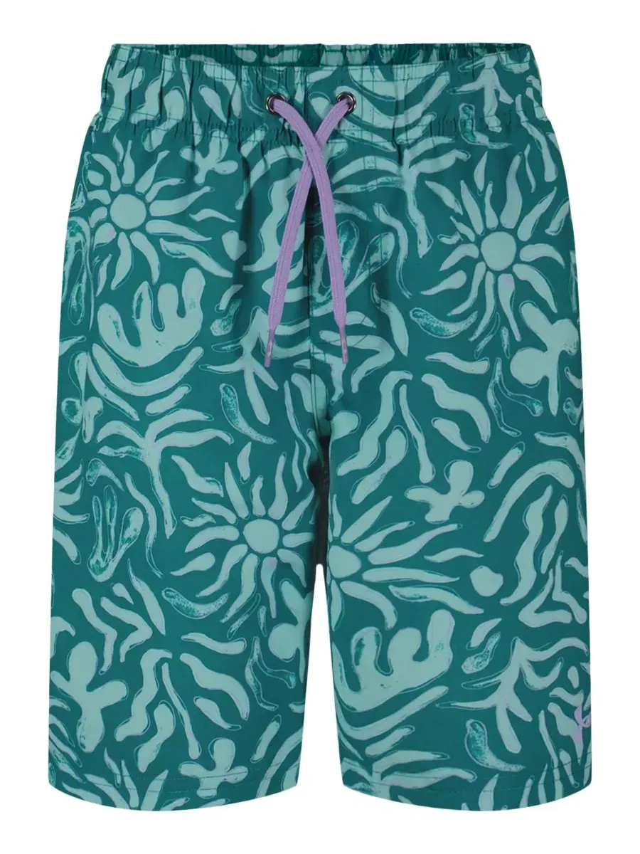 Спортивные волейбольные шорты для мальчиков 8-20 лет Under Armour, Coastal Teal — изображение 1 из 5