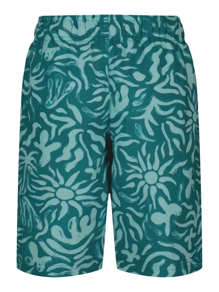 Спортивные волейбольные шорты для мальчиков 8-20 лет Under Armour, Coastal Teal — изображение 2 из 5