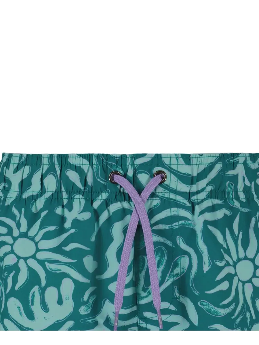 Спортивные волейбольные шорты для мальчиков 8-20 лет Under Armour, Coastal Teal — изображение 4 из 5