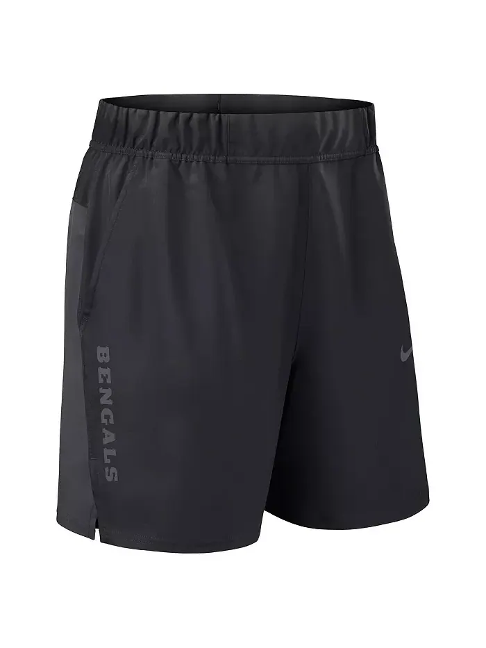 Мужские черные шорты Cincinnati Bengals Woven Victory Performance Nike — изображение 2 из 3