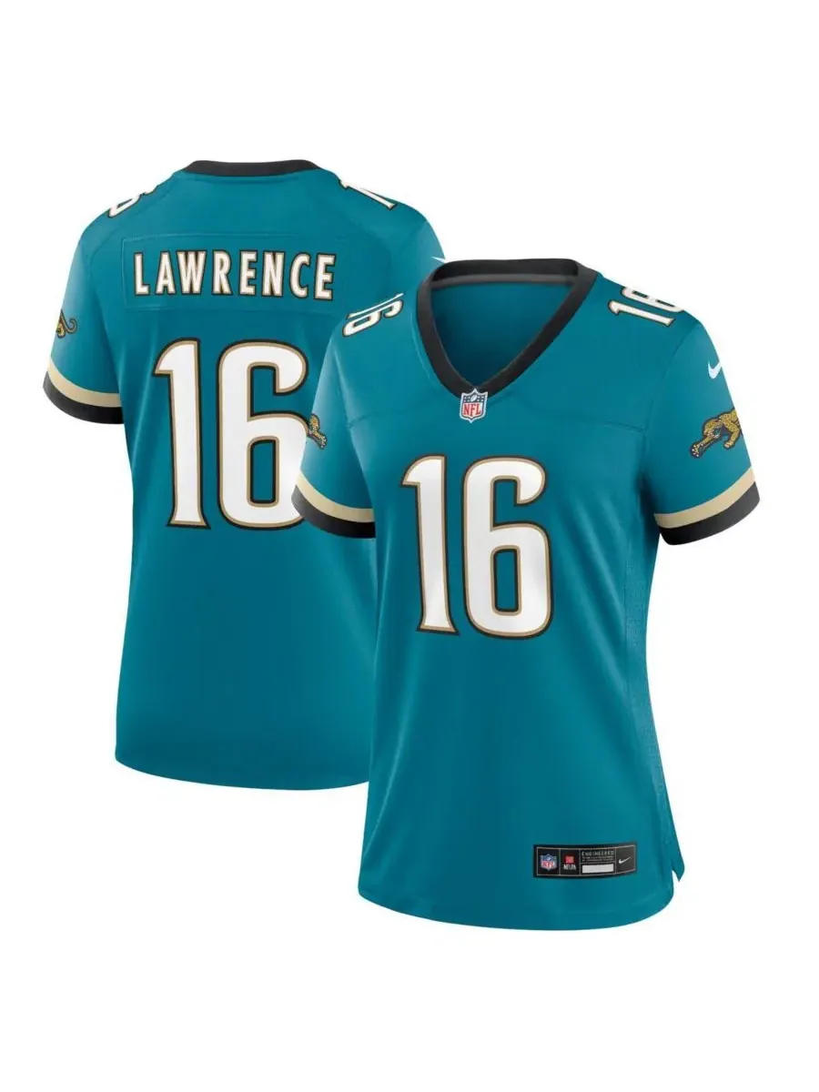 Nike Женская винтажная игровая майка Тревора Лоуренса цвета бирюзы, Jacksonville Jaguars Prowler — изображение 1 из 3