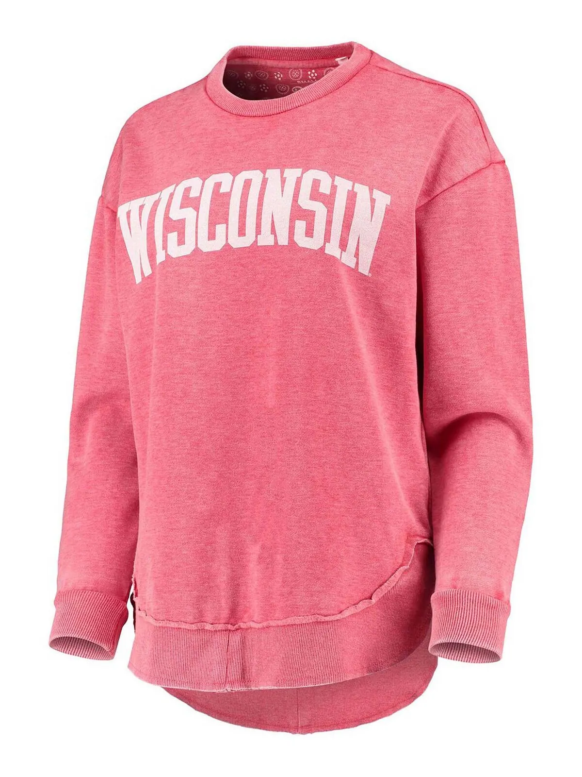 Женский свитшот-пуловер в винтажном стиле Red Wisconsin Badgers Pressbox — изображение 2 из 3, красный