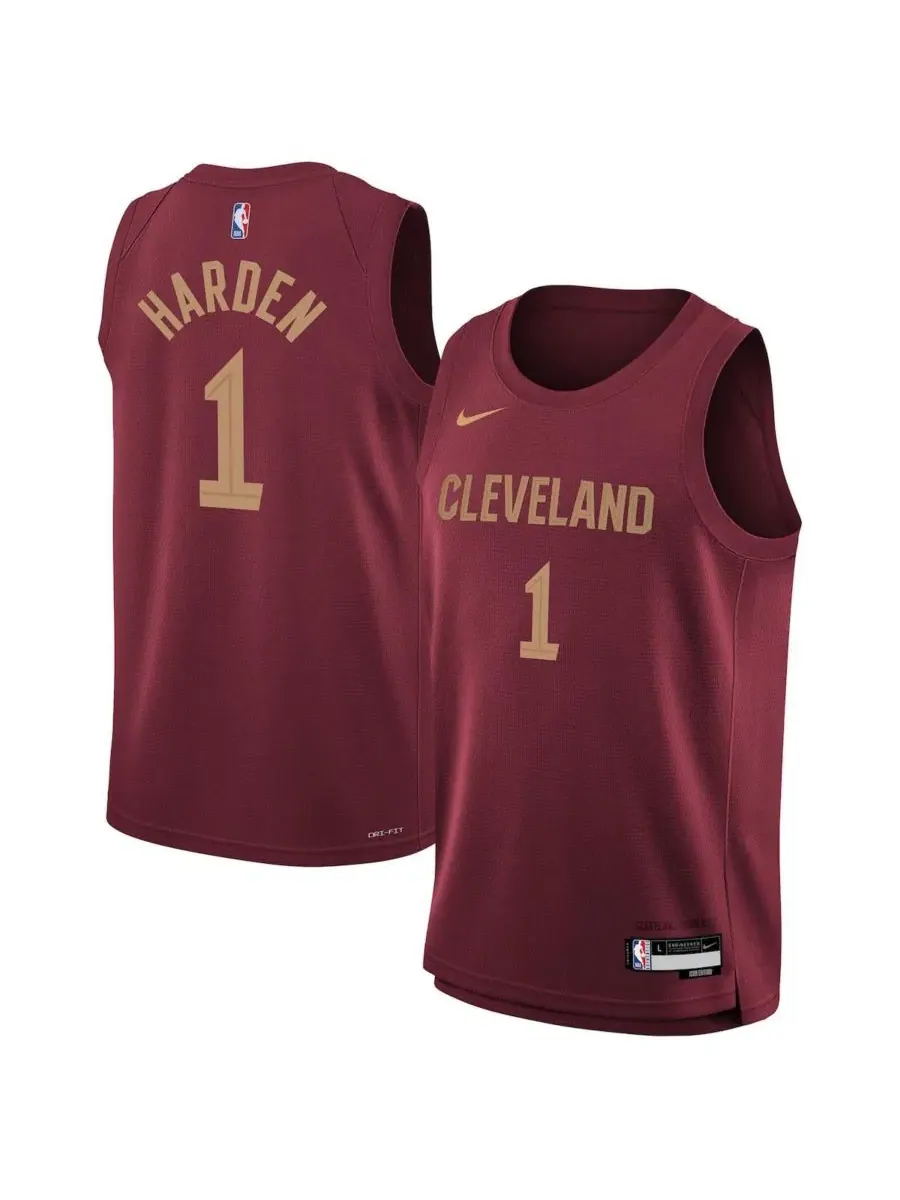 Баскетбольный джерси Джеймса Хардена Cleveland Cavaliers Swingman Nike — изображение 1 из 3, красный