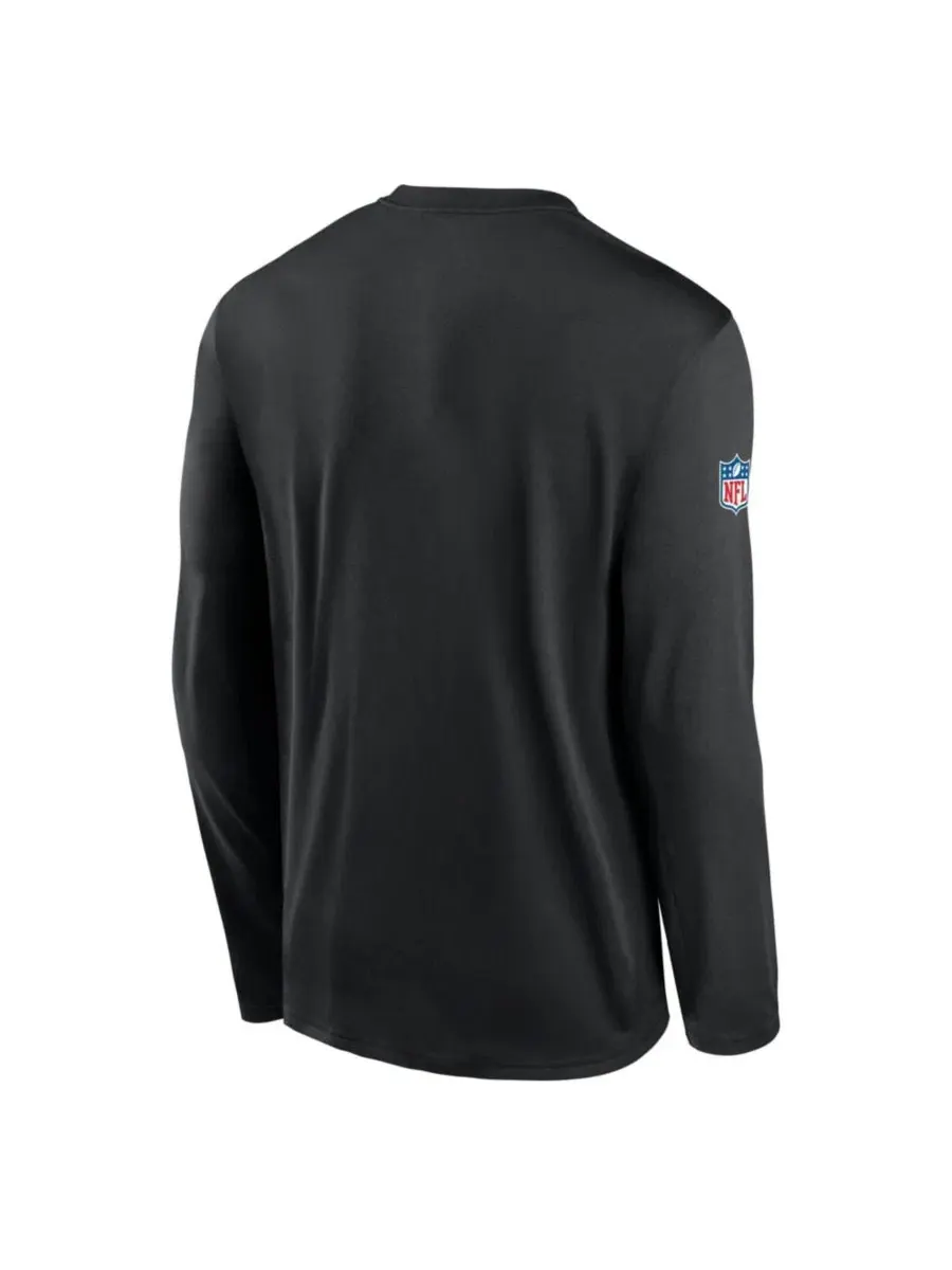 Футболка с длинным рукавом Dri-FIT с логотипом, Washington Commanders Nike — изображение 3 из 3, черный