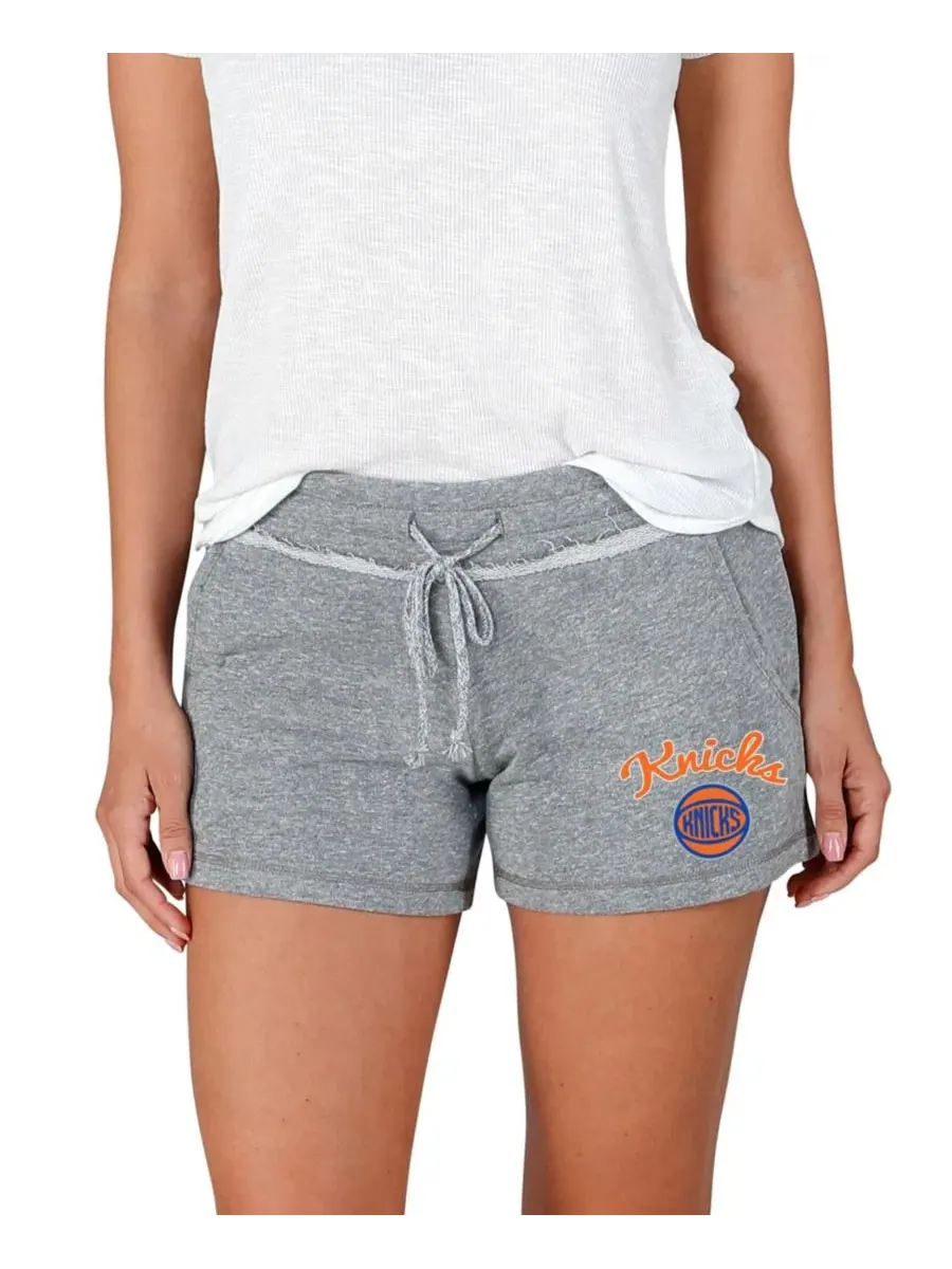 Шорты с принтом Mainstream Terry New York Knicks Concepts Sport — изображение 1 из 1, серый