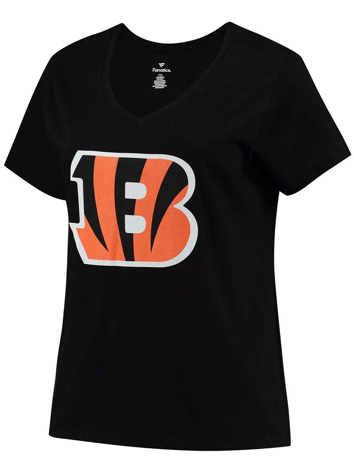 Женская футболка больших размеров Joe Burrow Black Cincinnati Bengals Fair Catch Name Number с — изображение 3 из 3, черный