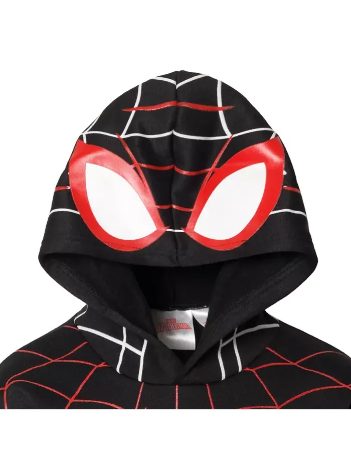 Детский спортивный комплект с капюшоном и брюками Marvel Avengers из флиса для мальчиков Spider-Man — изображение 4 из 8