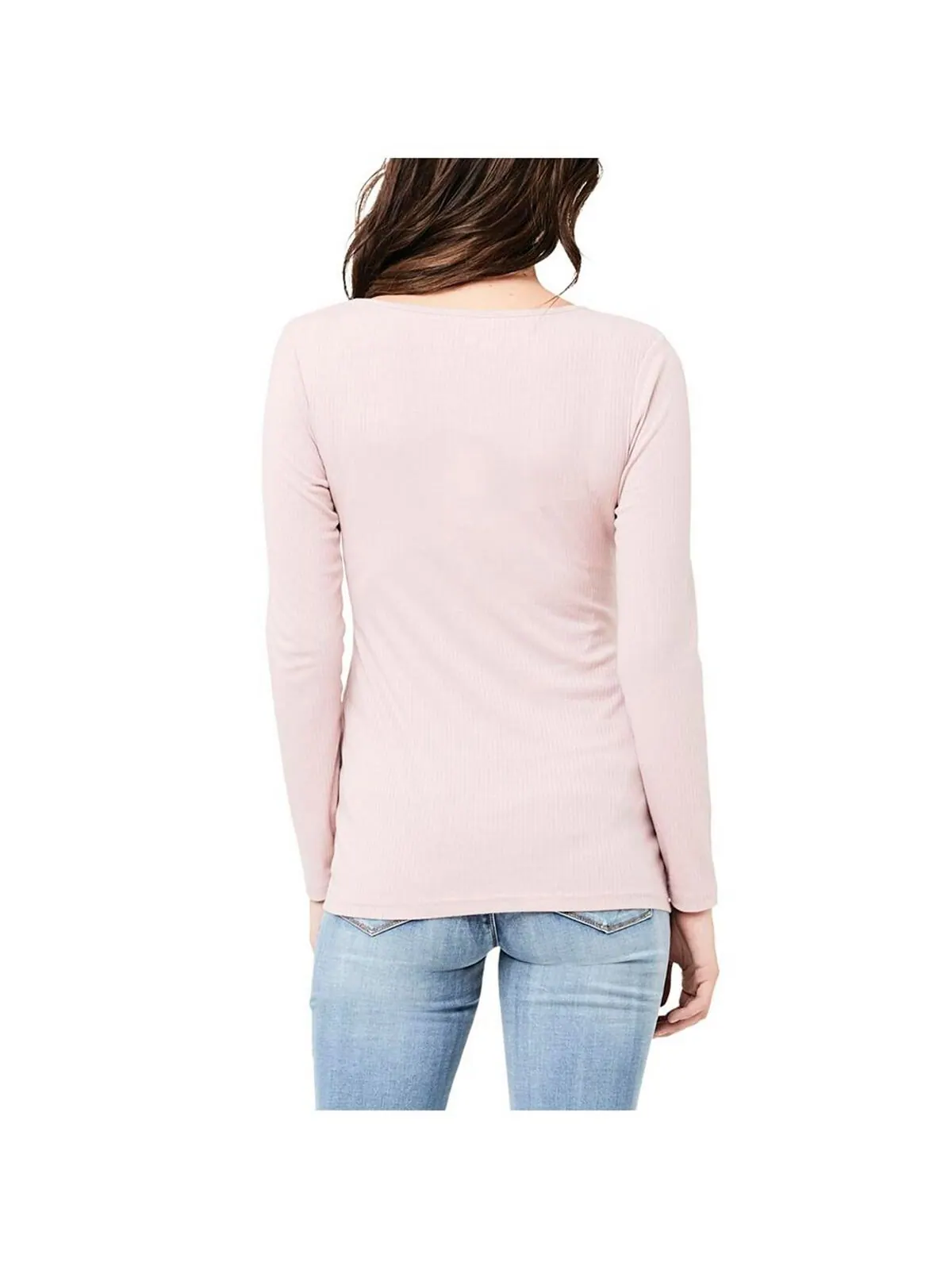Женский топ для кормления Tessa Rib пыльно-розовый Ripe Maternity — изображение 3 из 3