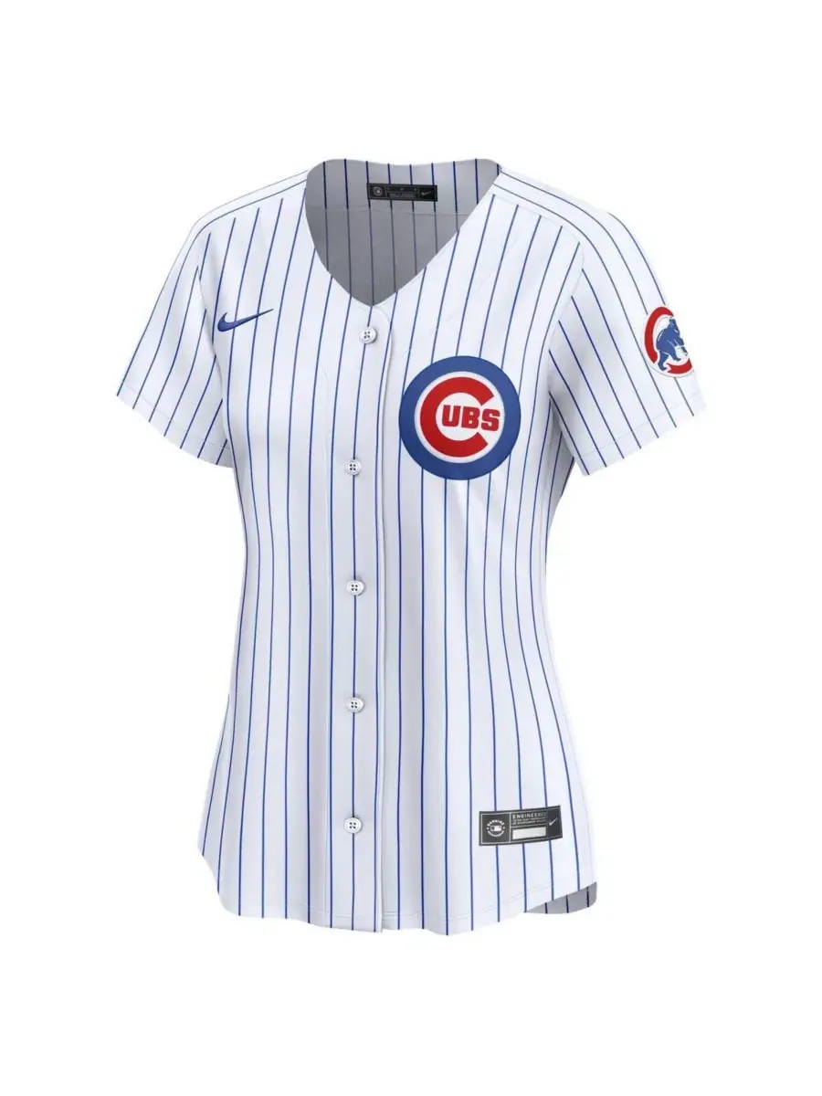 Nike Женская белая домашняя футболка Dansby Swanson Chicago Cubs, ограниченная серия — изображение 3 из 3, белый