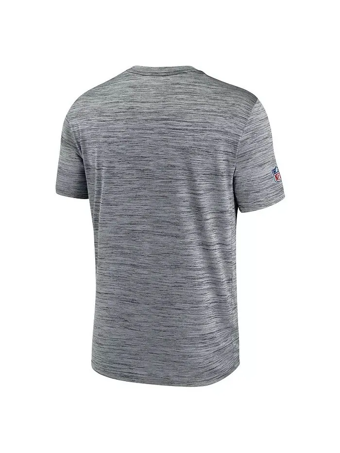 Мужская серая футболка Cleveland Browns Velocity Alternate Logo Performance Nike — изображение 2 из 3