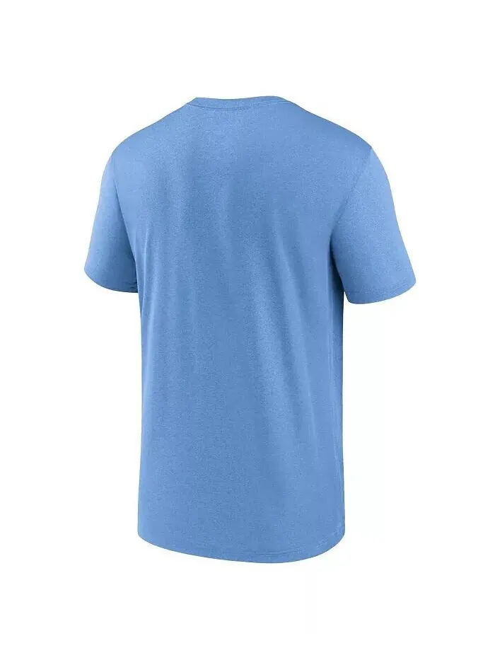 Мужская светло-синяя футболка Tampa Bay Rays Legend Fuse с большим логотипом Nike — изображение 2 из 3