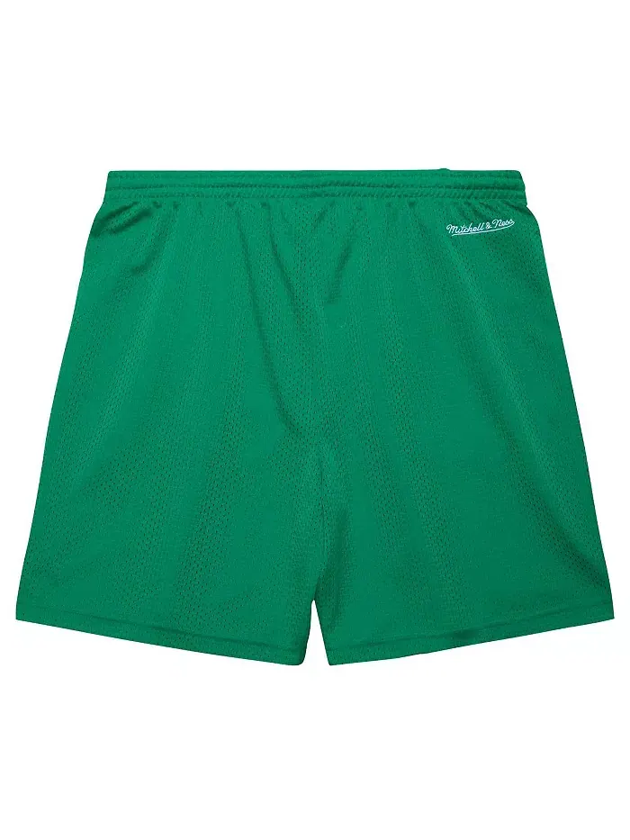 Мужские шорты Boston Celtics Hardwood Classics Gameday цвета Kelly Green из сетчатой ткани Mitchell — изображение 3 из 5