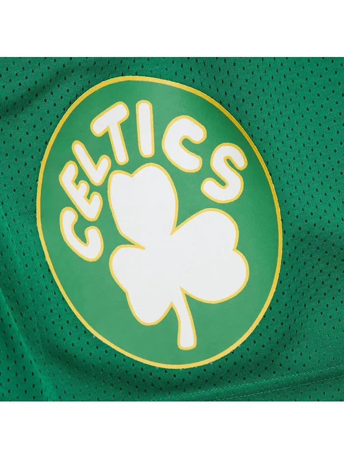 Мужские шорты Boston Celtics Hardwood Classics Gameday цвета Kelly Green из сетчатой ткани Mitchell — изображение 4 из 5