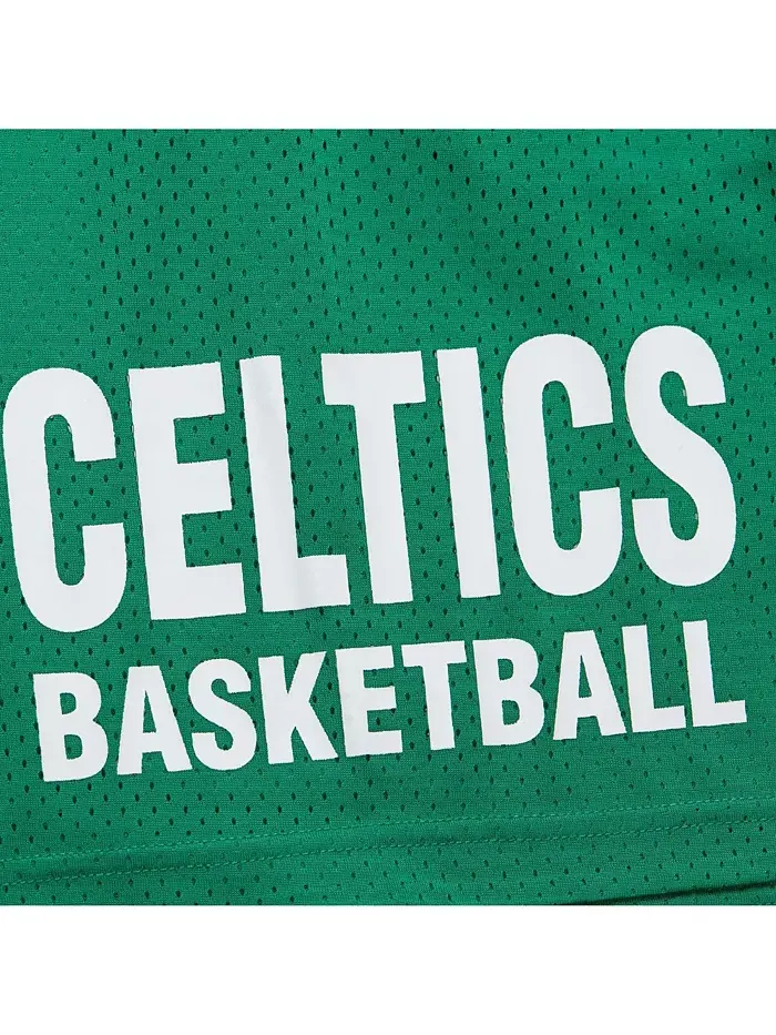 Мужские шорты Boston Celtics Hardwood Classics Gameday цвета Kelly Green из сетчатой ткани Mitchell — изображение 5 из 5