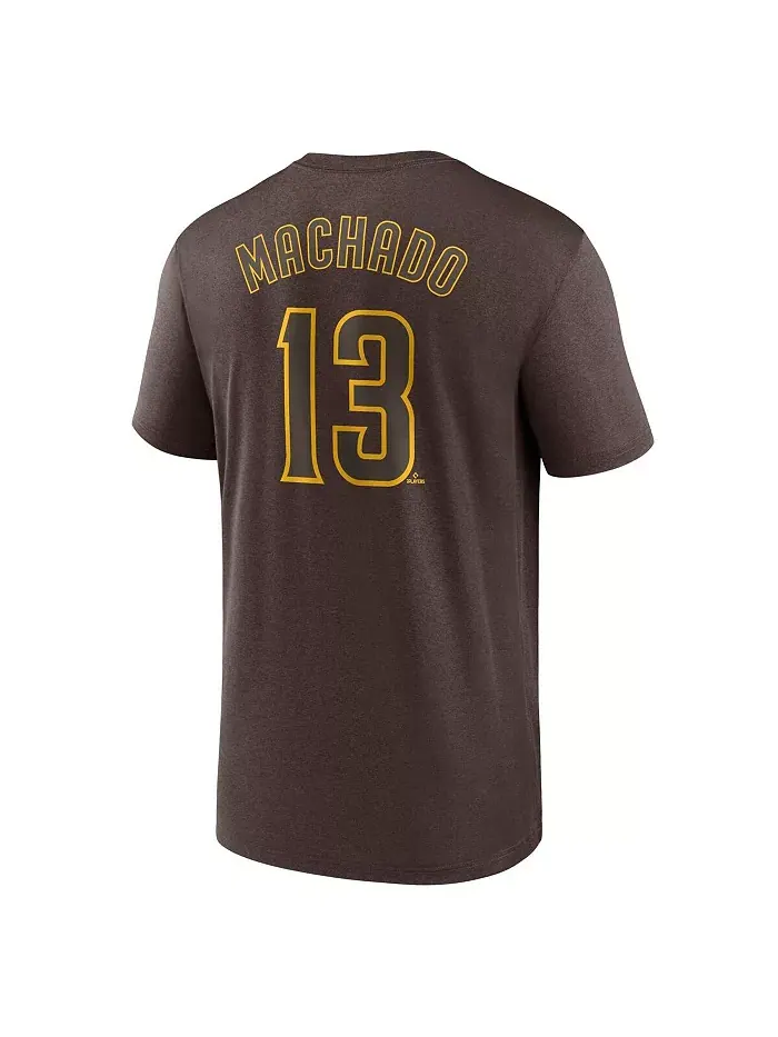 Мужская футболка Manny Machado коричневая San Diego Padres Legend с именем и номером для дома Nike — изображение 2 из 3