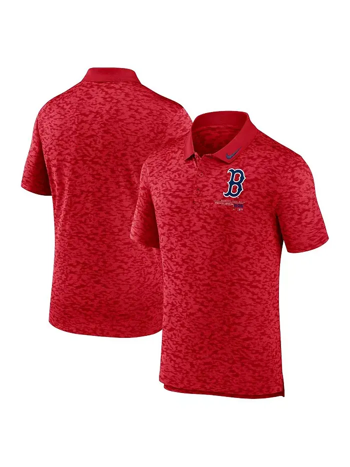 Мужская поло Boston Red Sox красного цвета Next Level Nike — изображение 1 из 3