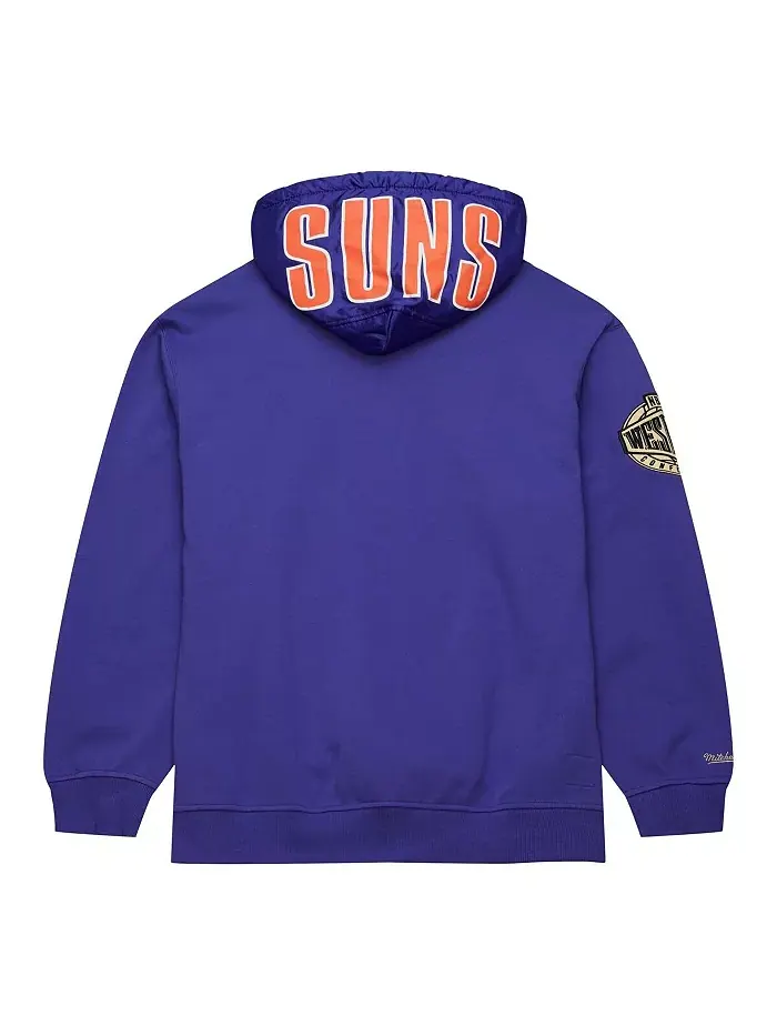 Мужская фиолетовая толстовка с капюшоном Phoenix Suns Team OG 2.0 Vintage Logo Fleece Pullover — изображение 3 из 3