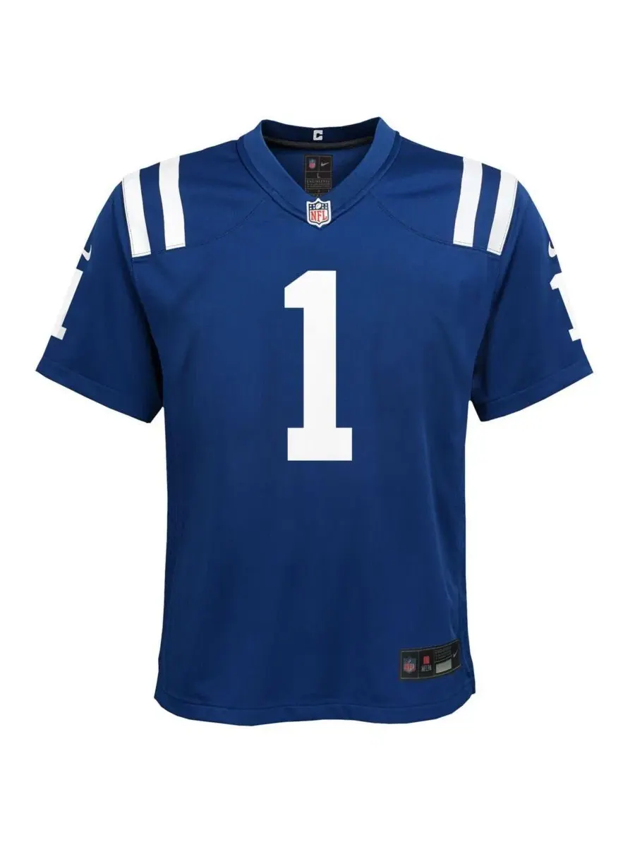 Детская футболка с принтом Ahmad Sauce Gardner Indianapolis Colts Home Game Jersey Nike — изображение 2 из 3, синий