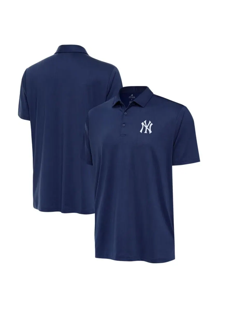 Поло с геометрическим принтом New York Yankees Eclipse Antigua