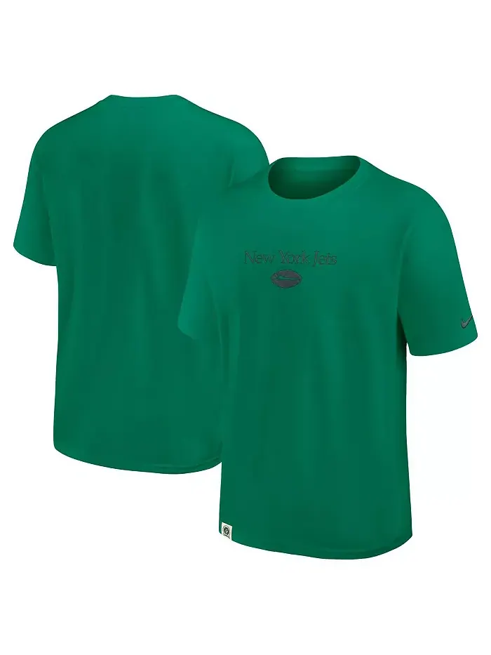 Мужская зеленая футболка New York Jets Glory Max90 Nike — изображение 1 из 3