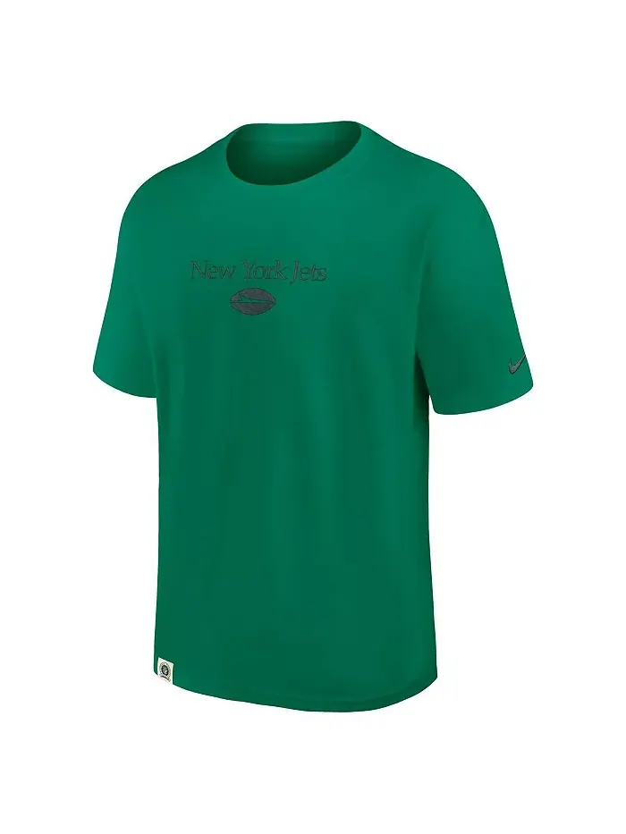 Мужская зеленая футболка New York Jets Glory Max90 Nike — изображение 2 из 3
