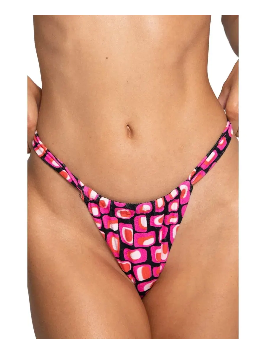 Плавки бикини с завышенной талией Nia Bright Swimwear, On The Rocks — изображение 1 из 4