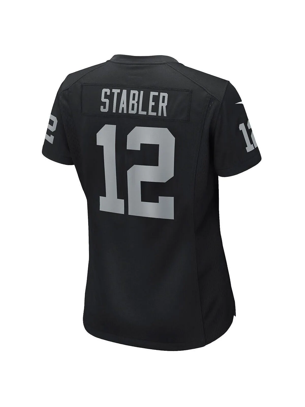 Женская футболка ken stabler black las vegas raiders game для пенсионеров Nike — изображение 2 из 3, черный