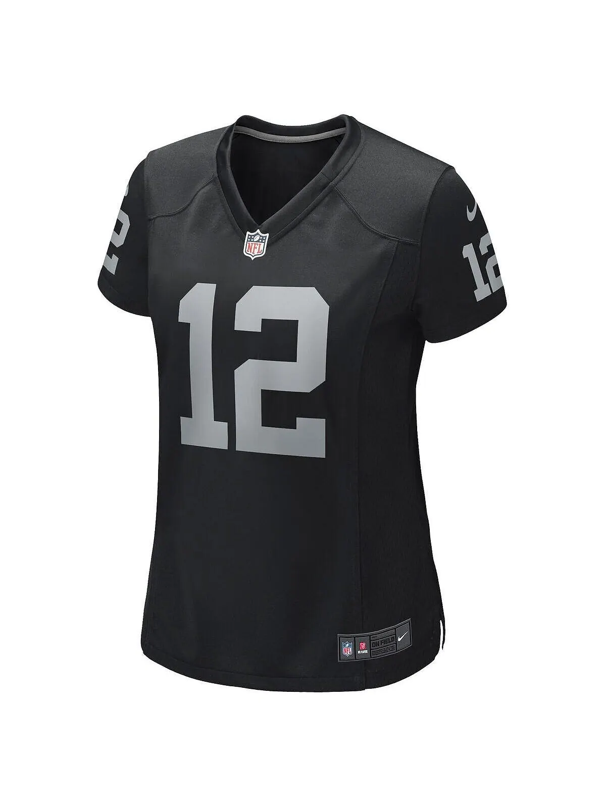 Женская футболка ken stabler black las vegas raiders game для пенсионеров Nike — изображение 3 из 3, черный
