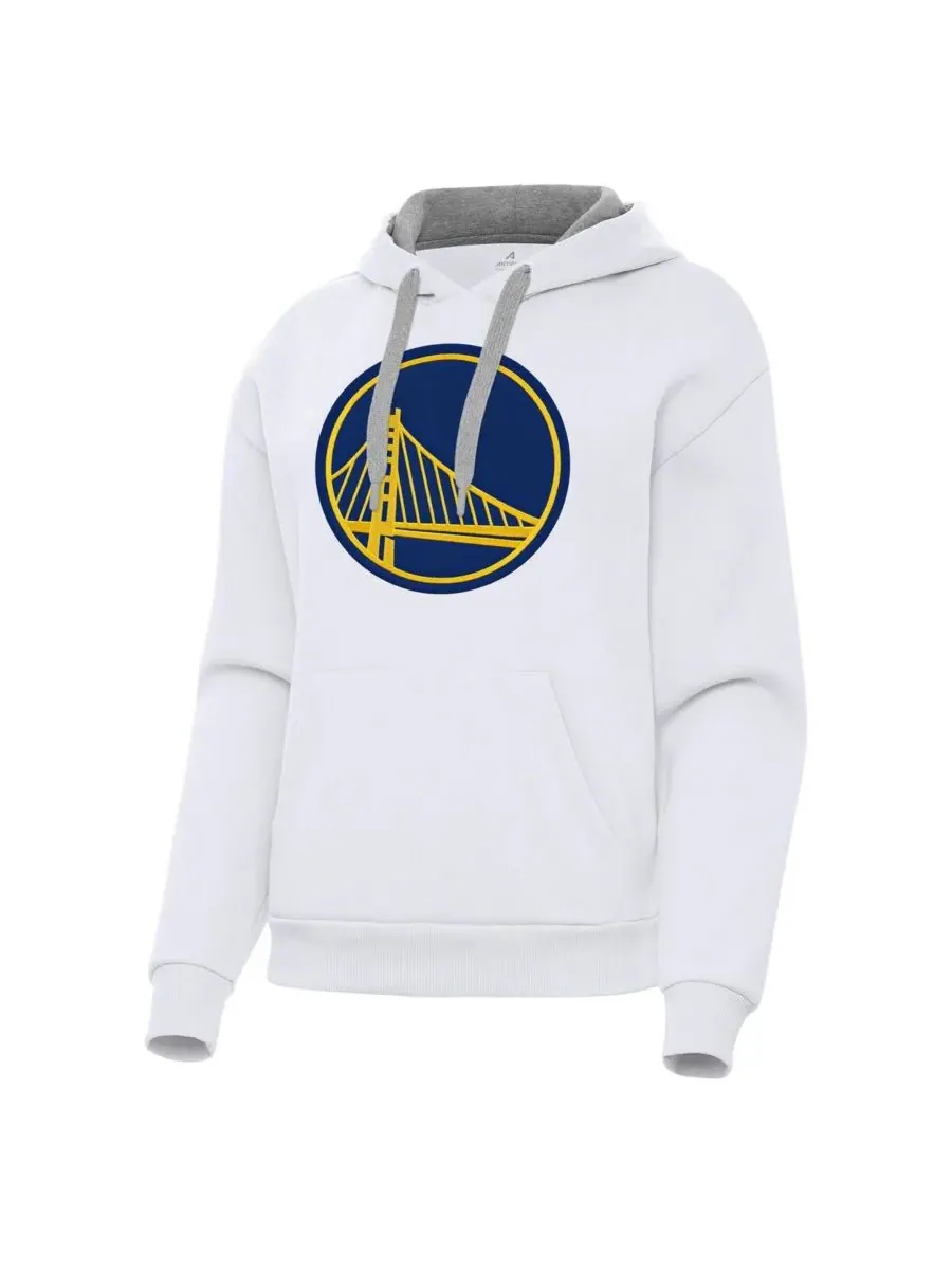 Antigua Женская белая толстовка с капюшоном Golden State Warriors Victory — изображение 1 из 1, белый