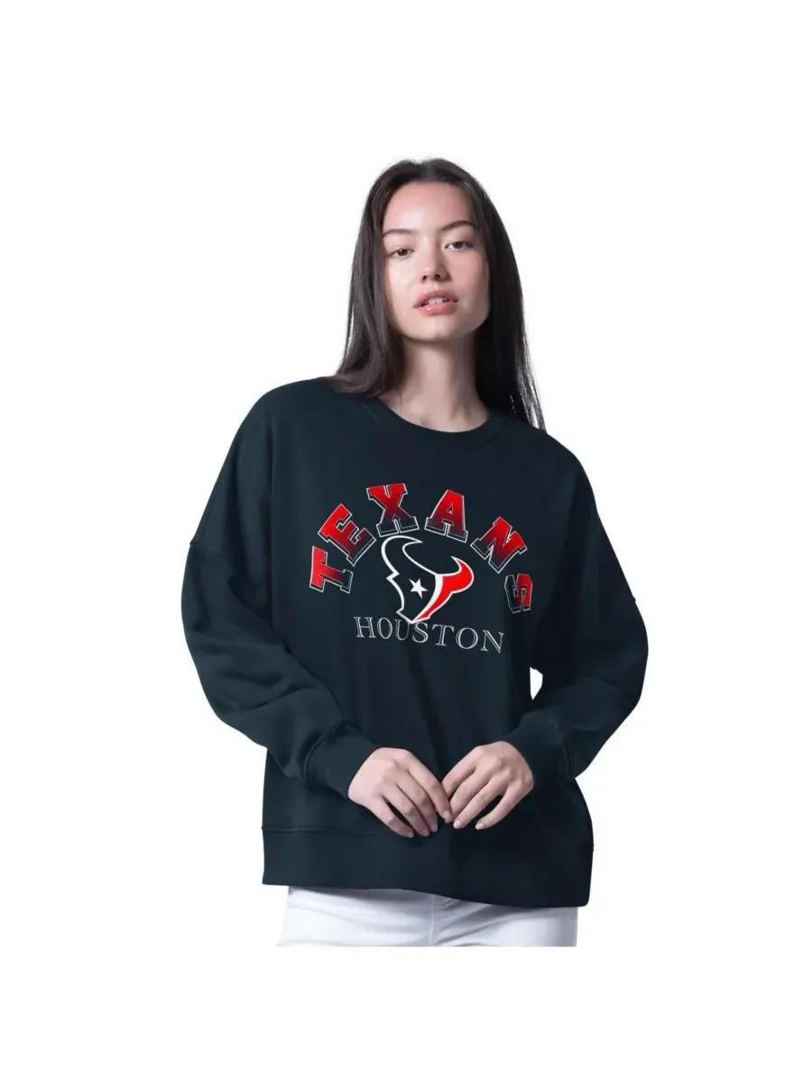 G-III 4Her by Carl Banks Женская темно-синяя толстовка Houston Texans Oversized Feud — изображение 1 из 2, темно-синий