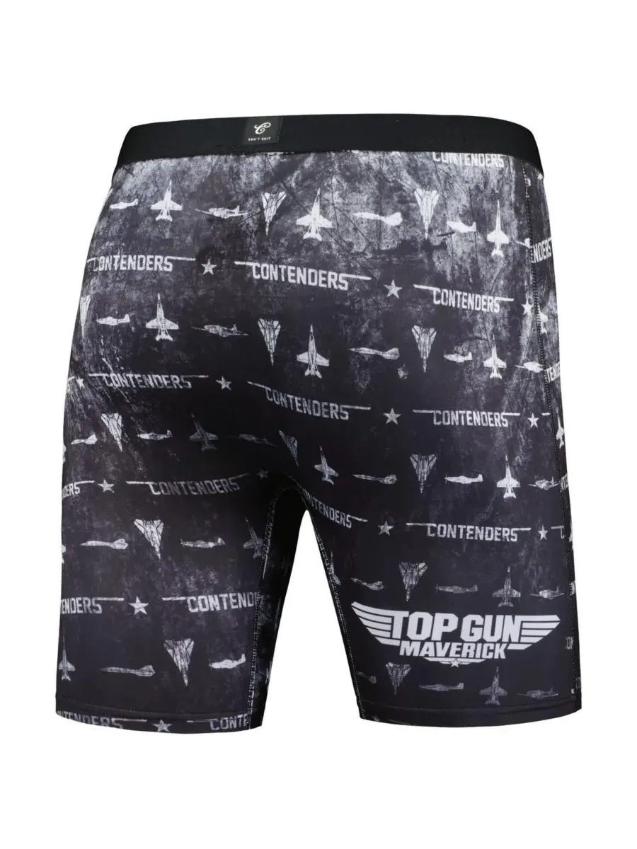 Contenders Clothing Мужские черные боксерские трусы Top Gun: Maverick — изображение 2 из 3, черный