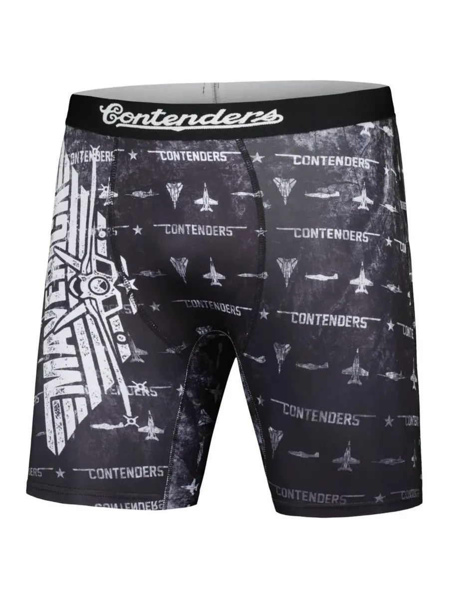 Contenders Clothing Мужские черные боксерские трусы Top Gun: Maverick — изображение 3 из 3, черный