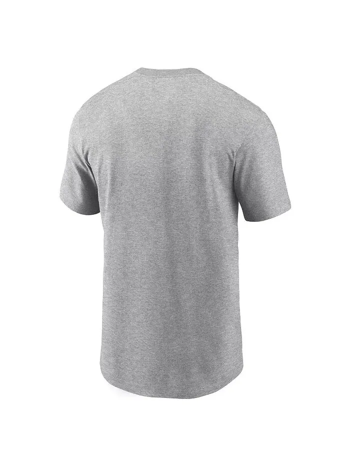 Мужская серая хоккейная футболка Ohio State Buckeyes Nike — изображение 3 из 3