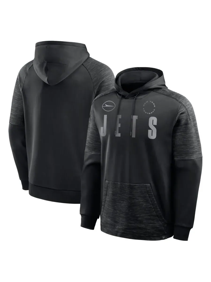 Fanatics Мужская черная толстовка с капюшоном New York Jets Chip Shot