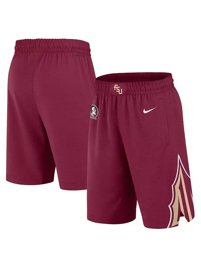 Мужские баскетбольные шорты Garnet Florida State Seminoles Road Replica Performance Nike — изображение 1 из 3