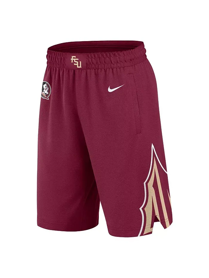 Мужские баскетбольные шорты Garnet Florida State Seminoles Road Replica Performance Nike — изображение 2 из 3