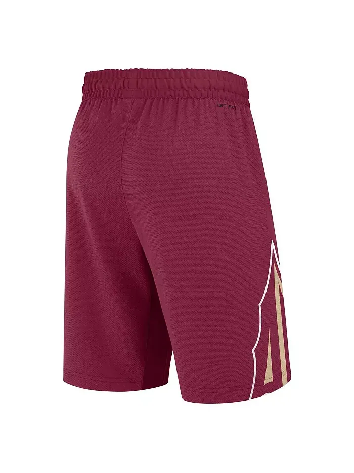 Мужские баскетбольные шорты Garnet Florida State Seminoles Road Replica Performance Nike — изображение 3 из 3