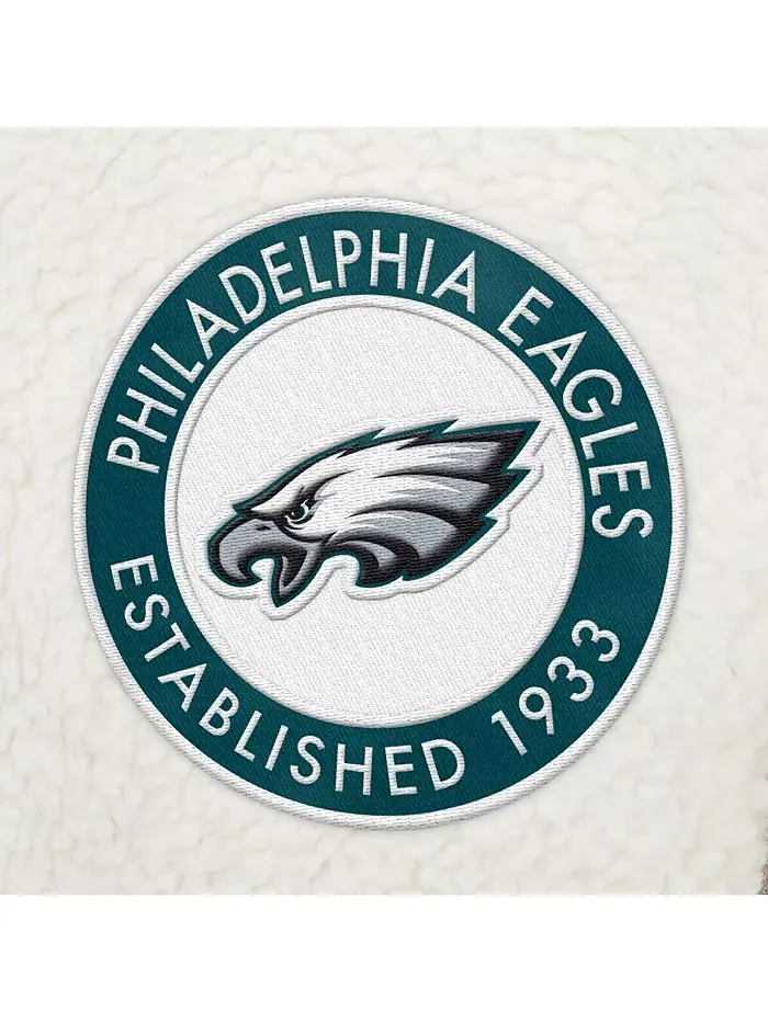 Мужская кремовая толстовка Philadelphia Eagles Jordan Sherpa с молнией на четверть Tommy Hilfiger — изображение 2 из 3