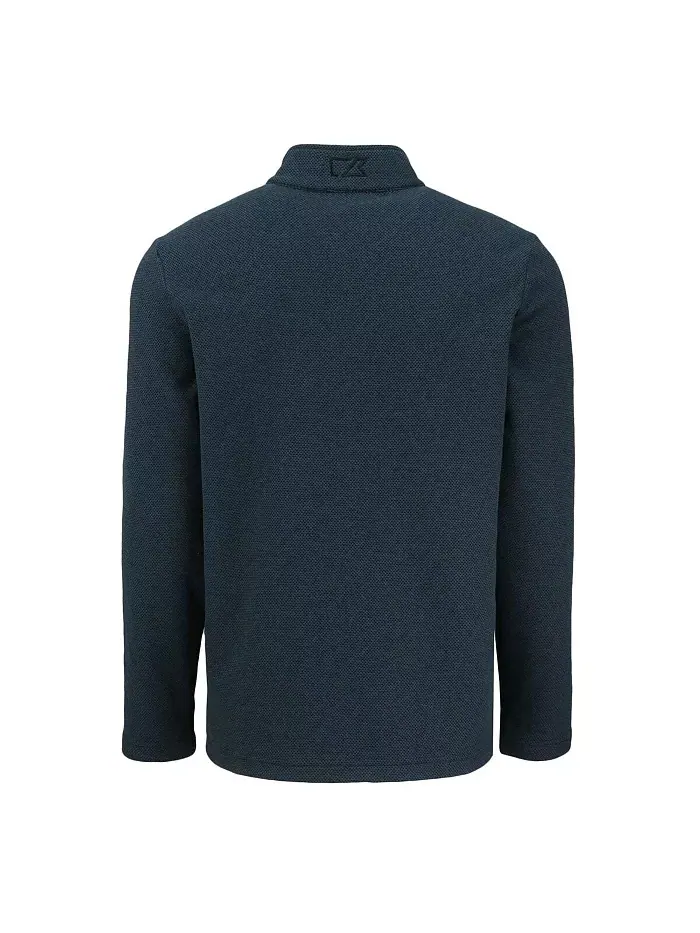 Мужская черная толстовка Detroit Lions Hunts Point Eco Textured Fleece с полузастежкой на молнию — изображение 2 из 3