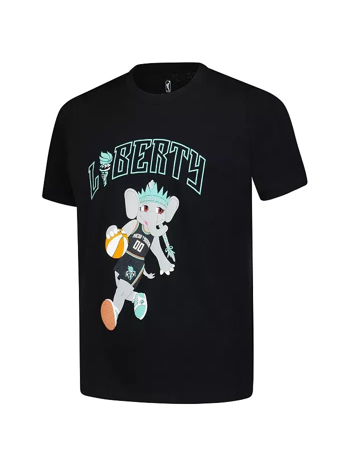 Футболка New York Liberty Ellie Dribble от Big Boys and Girls Black Outerstuff — изображение 3 из 3