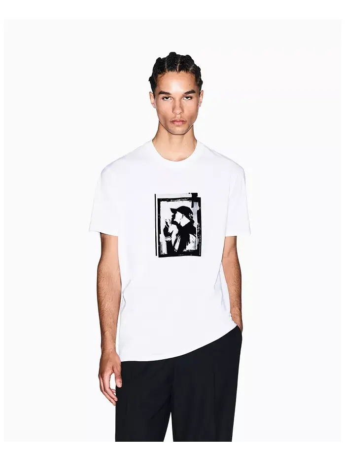 Мужская футболка Night Lab с принтом A|X Armani Exchange — изображение 1 из 5