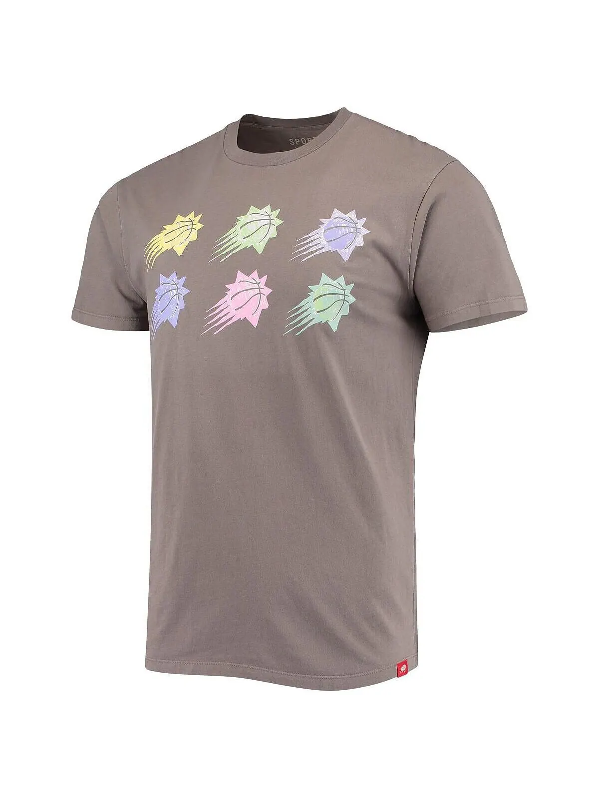 Мужская темно-серая футболка phoenix suns street capsule bingham Sportiqe — изображение 2 из 3, темно-серый