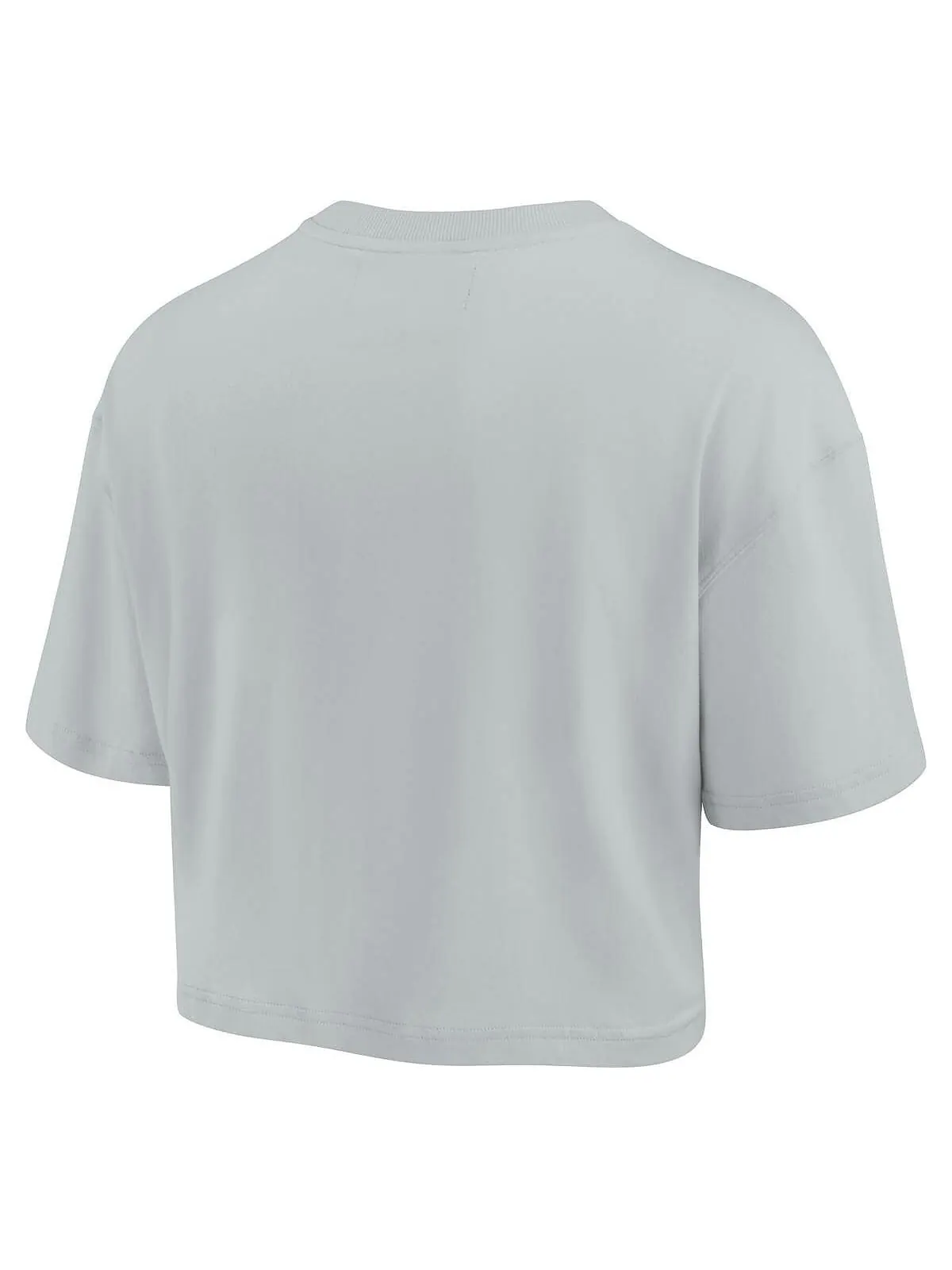 Женская серая укороченная футболка Green Bay Packers Super Soft с короткими рукавами Fanatics — изображение 3 из 3, серый