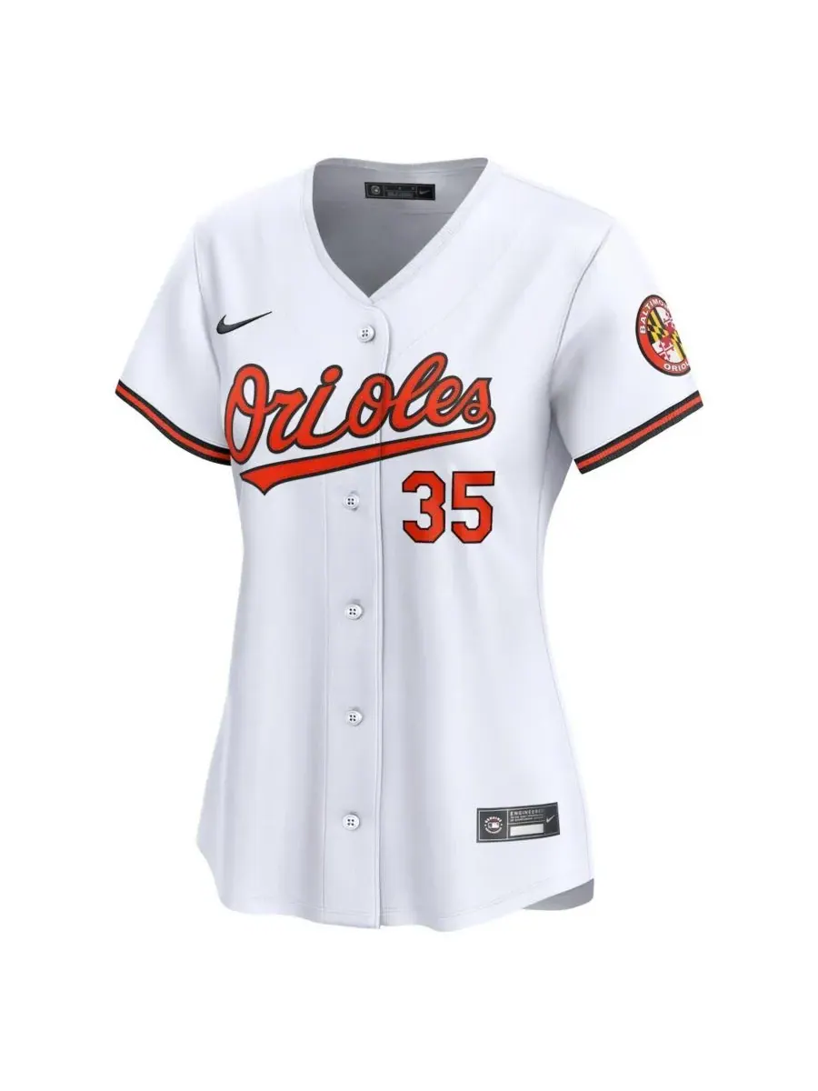 Nike Женская белая домашняя футболка игрока команды Baltimore Orioles Адли Рутшмана — изображение 2 из 3, белый
