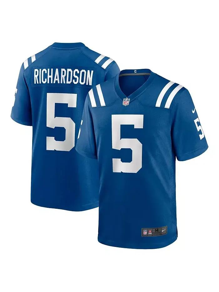 Футболка игровая Indianapolis Colts Anthony Richardson для подростков Nike — изображение 1 из 3