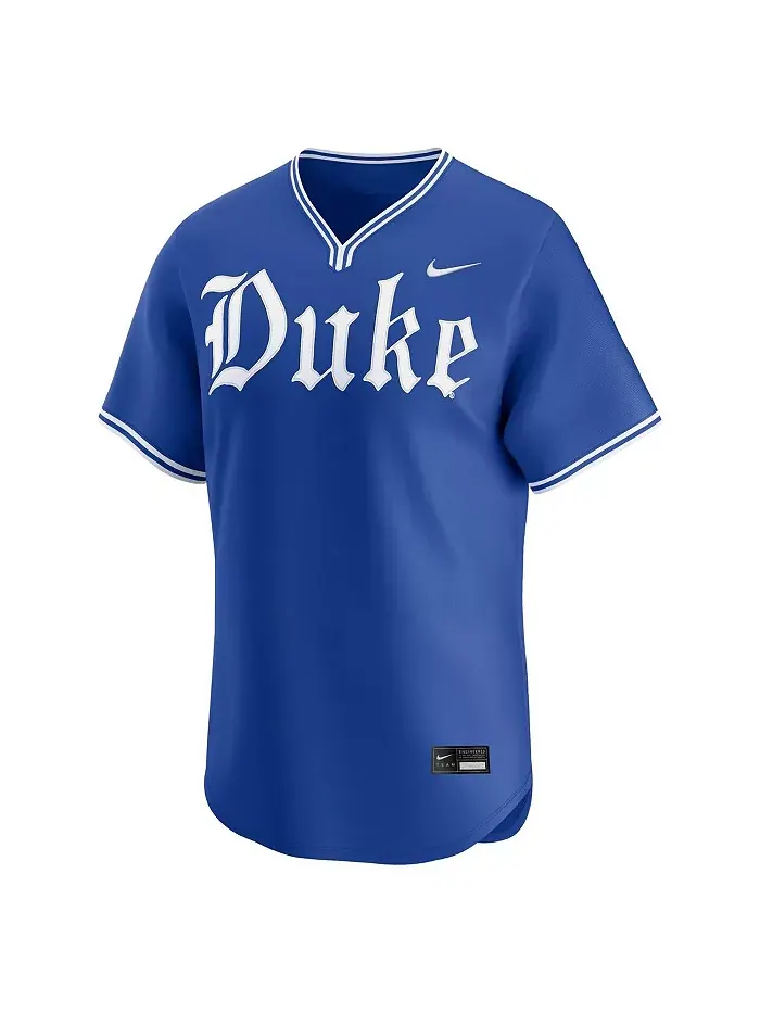 Мужская бейсбольная джерси Duke Blue Devils Road College Limited Nike — изображение 3 из 3